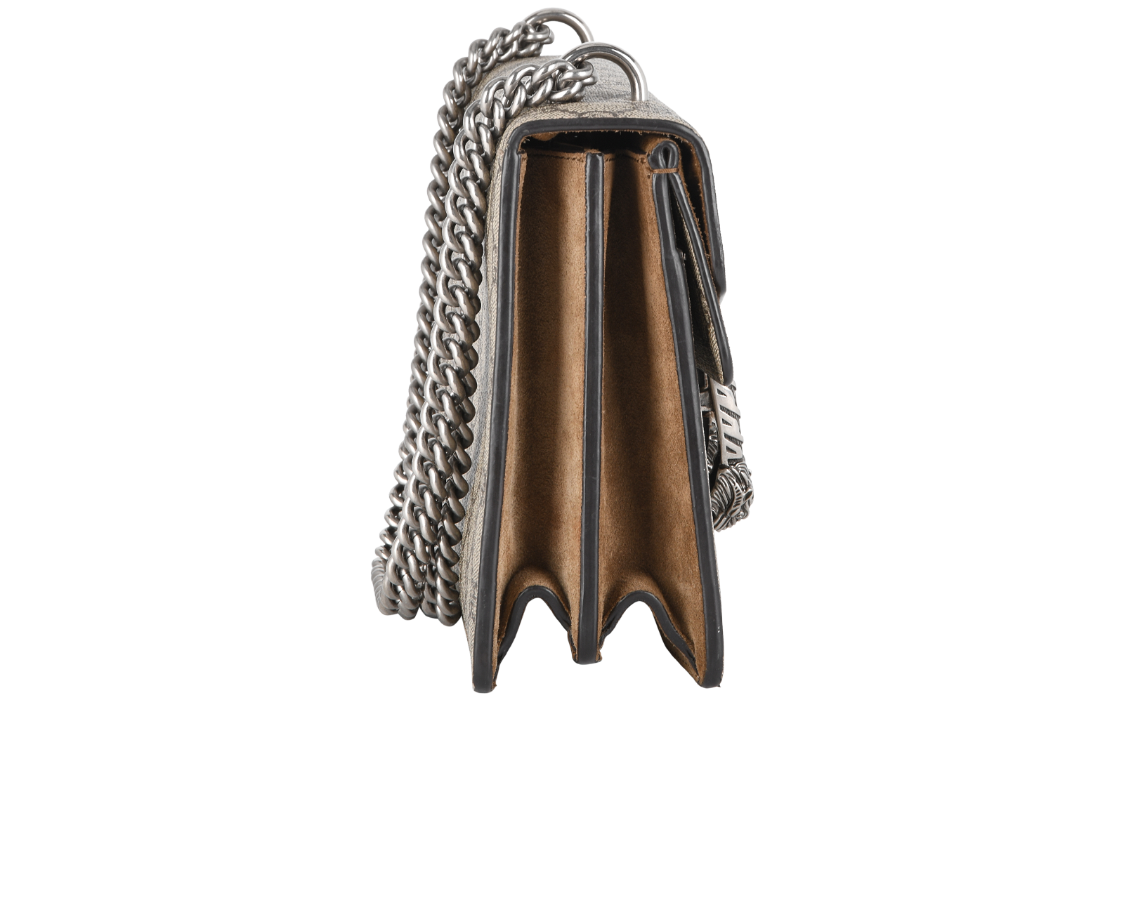 Dionysus, &pound;950, Handbags, Beige, Canvas, Side view